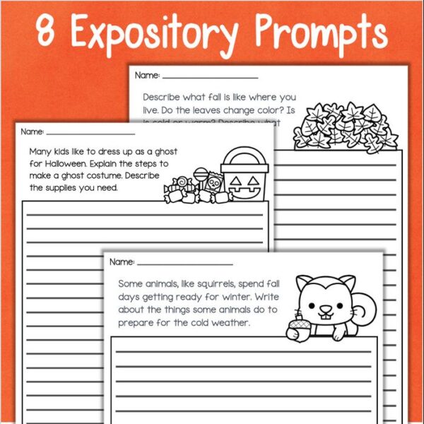 fall writing prompts 2nd grade